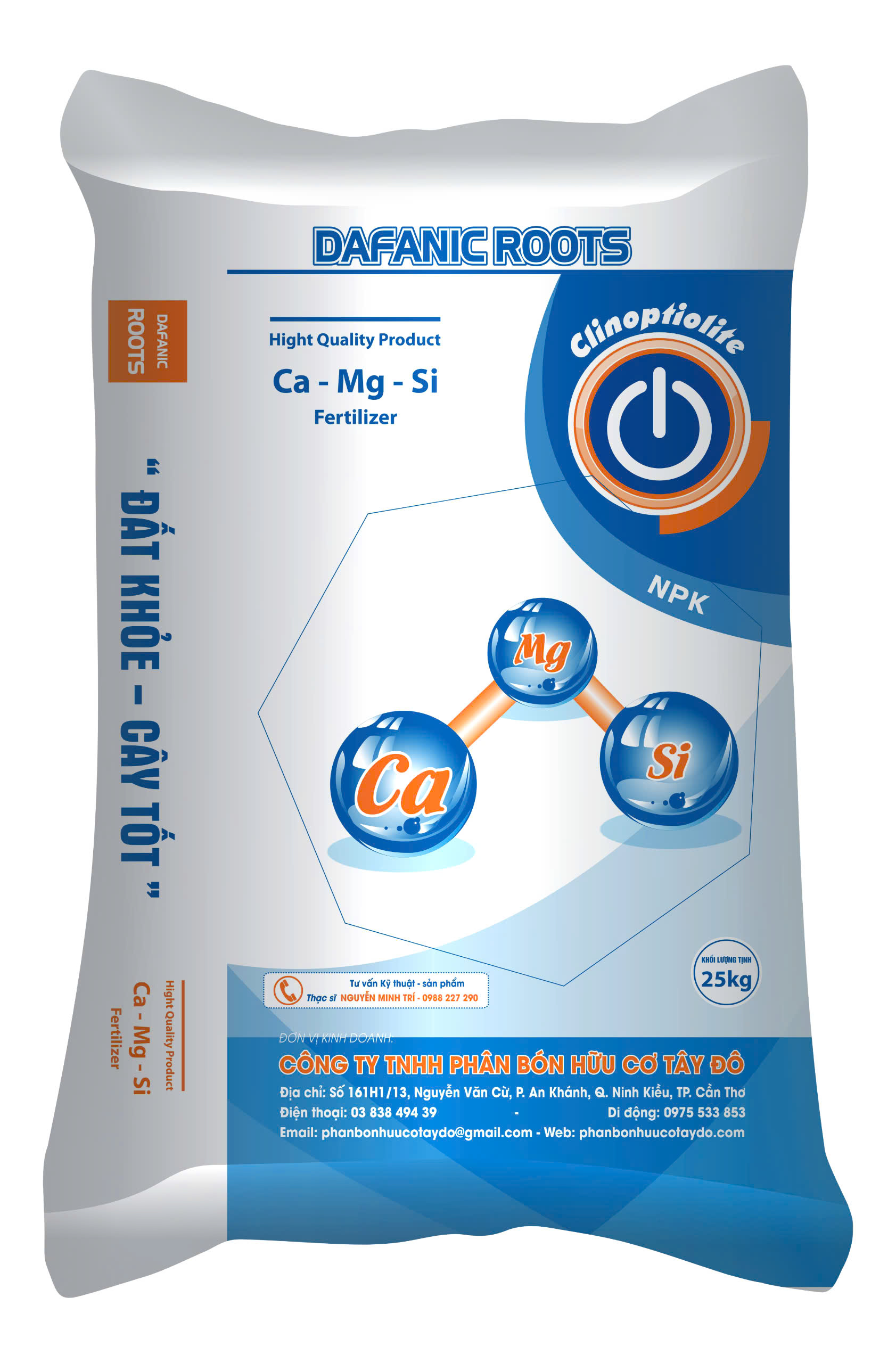 PHÂN BÓN HỮU CƠ ĐA TRUNG LƯỢNG DAFANIC ROOTS
